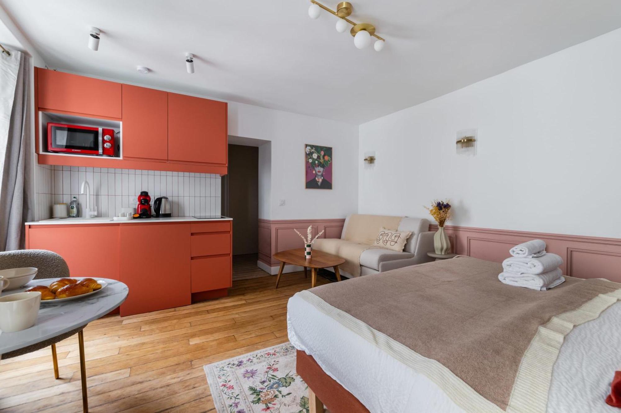 Grand Studio Refait A Neuf Paris 16 - 4P - Flat-Guest Luaran gambar