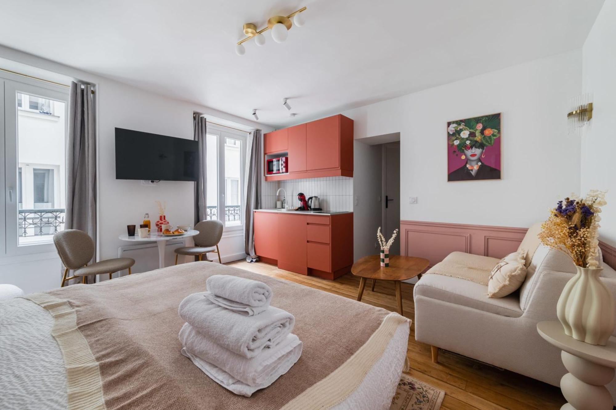 Grand Studio Refait A Neuf Paris 16 - 4P - Flat-Guest Luaran gambar